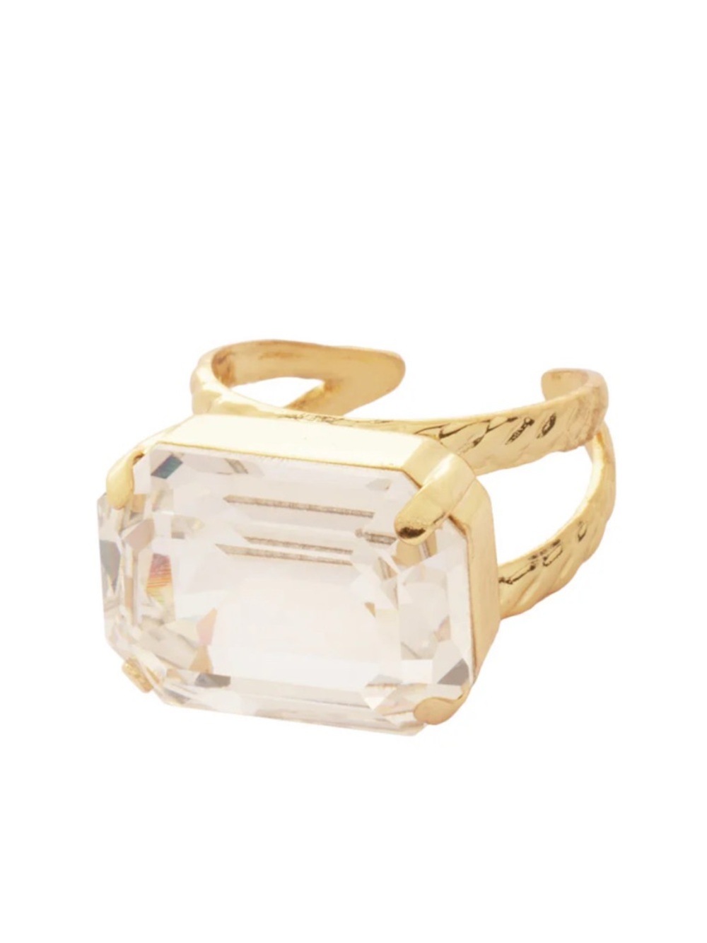 Sorrelli “Kathleen” Statement Ring- Clear Crystal